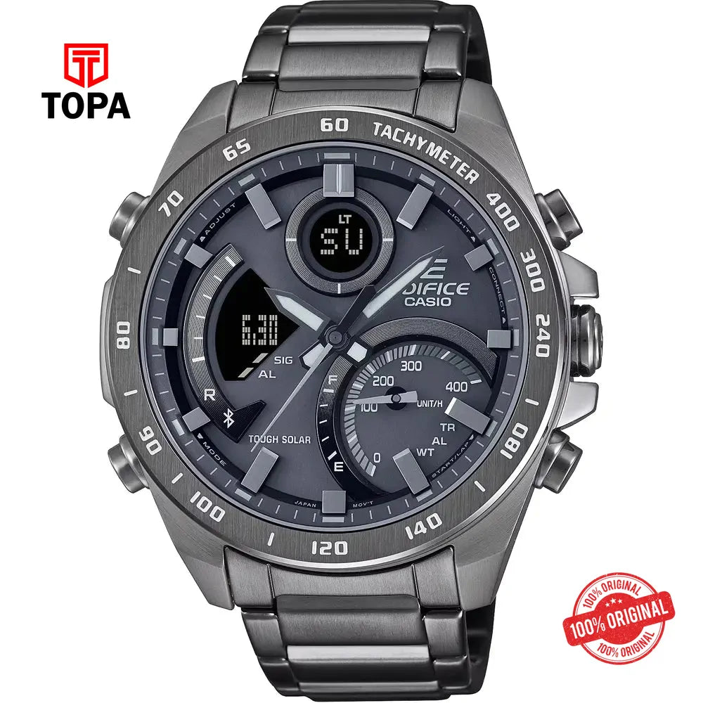 Casio Edifice ECB-900MDC-1A Metal Band Men Watch - Topa