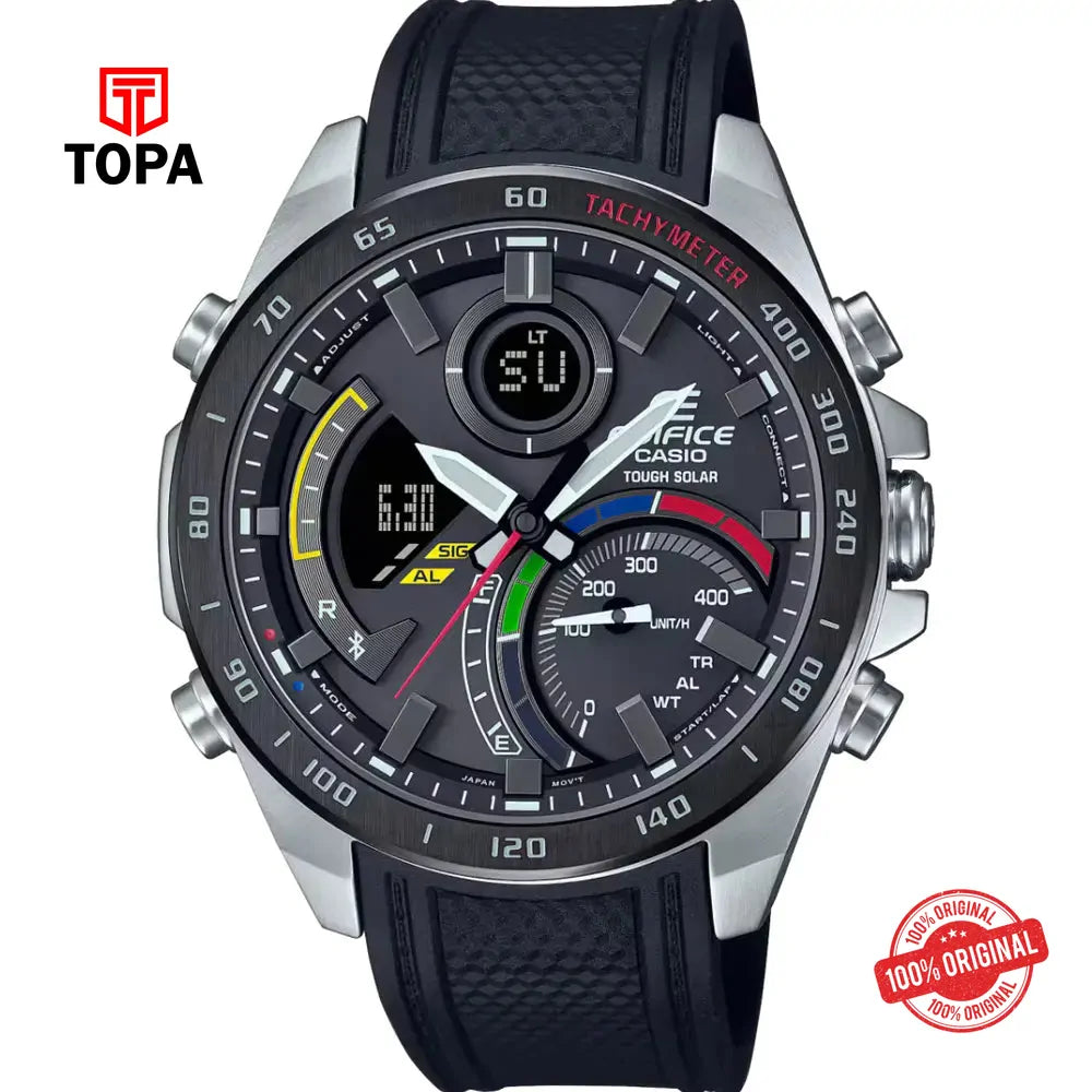 Casio Edifice ECB-900MP-1A Rubber Band Men Watch - Topa