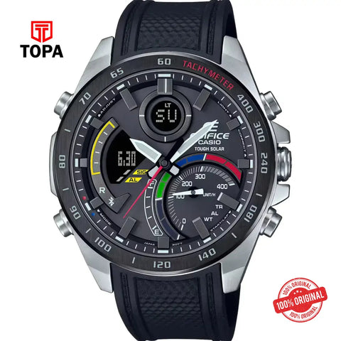 Casio Edifice ECB-900MP-1A Rubber Band Men Watch - Topa