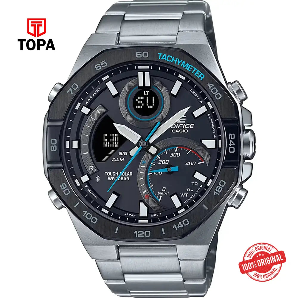 Casio Edifice ECB-950DB-1A Metal Band Men Watch - Topa
