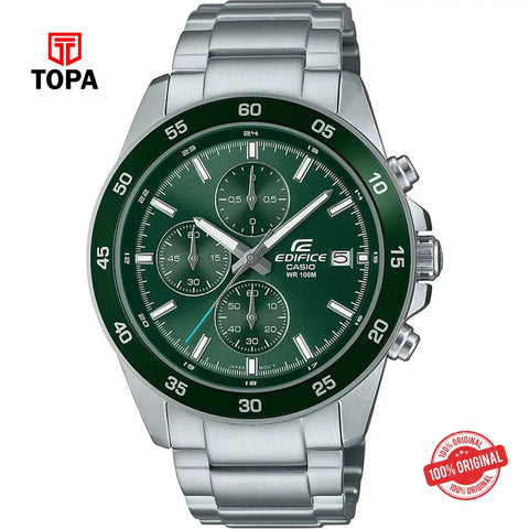 Casio Edifice EFR-526D-3A Metal Band Men Watch - Topa