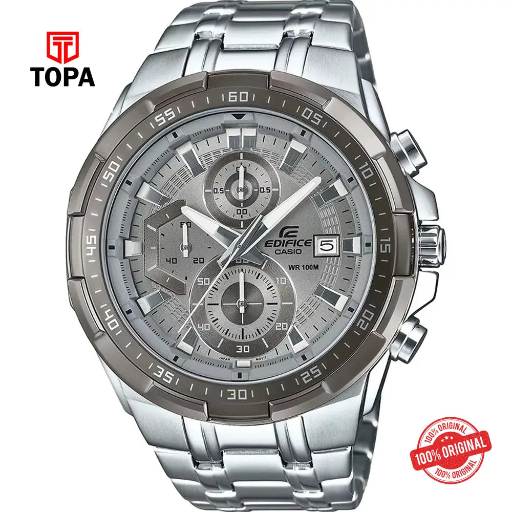 Casio Edifice EFR-539DE-8A Metal Band Men Watch - Topa