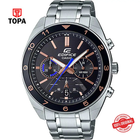 Casio Edifice EFV-590D-1A Metal Band Men's Watch - Topa