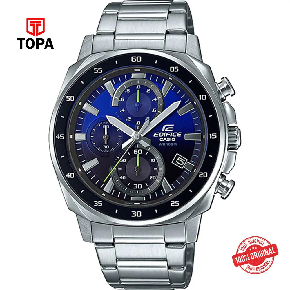 Casio Edifice EFV-600D-2A Metal Band Men's Watch - Topa
