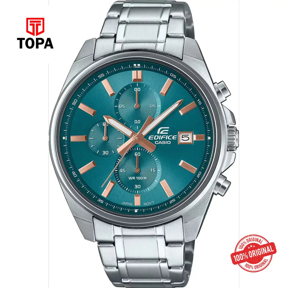 Casio Edifice EFV-610DE-2A Metal Band Men Watch - Topa