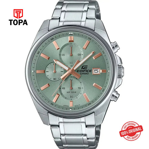 Casio Edifice EFV-610DE-3A Metal Band Men Watch - Topa
