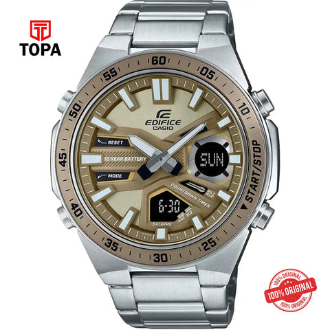 Casio Edifice EFV-C110D-5A Metal Band Men Watch - Topa