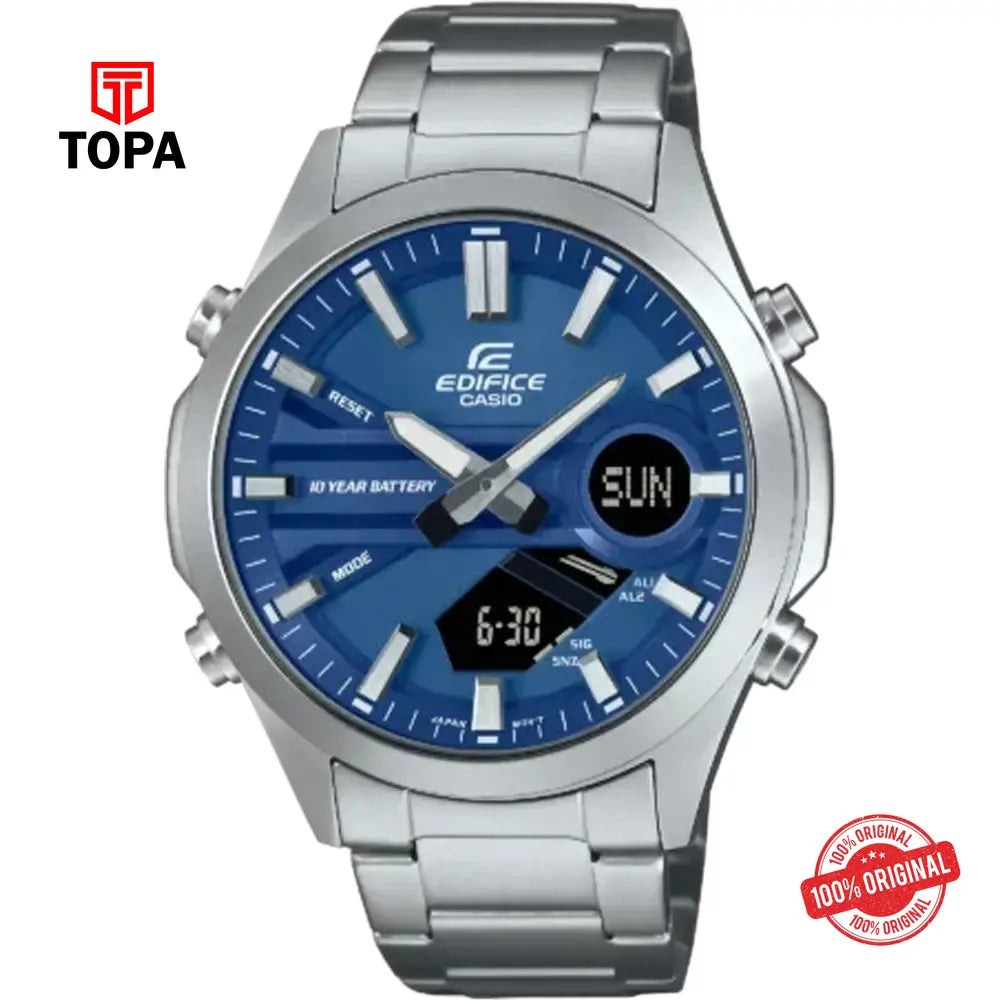 Casio Edifice EFV-C120-2A Metal Band Men Watch - Topa