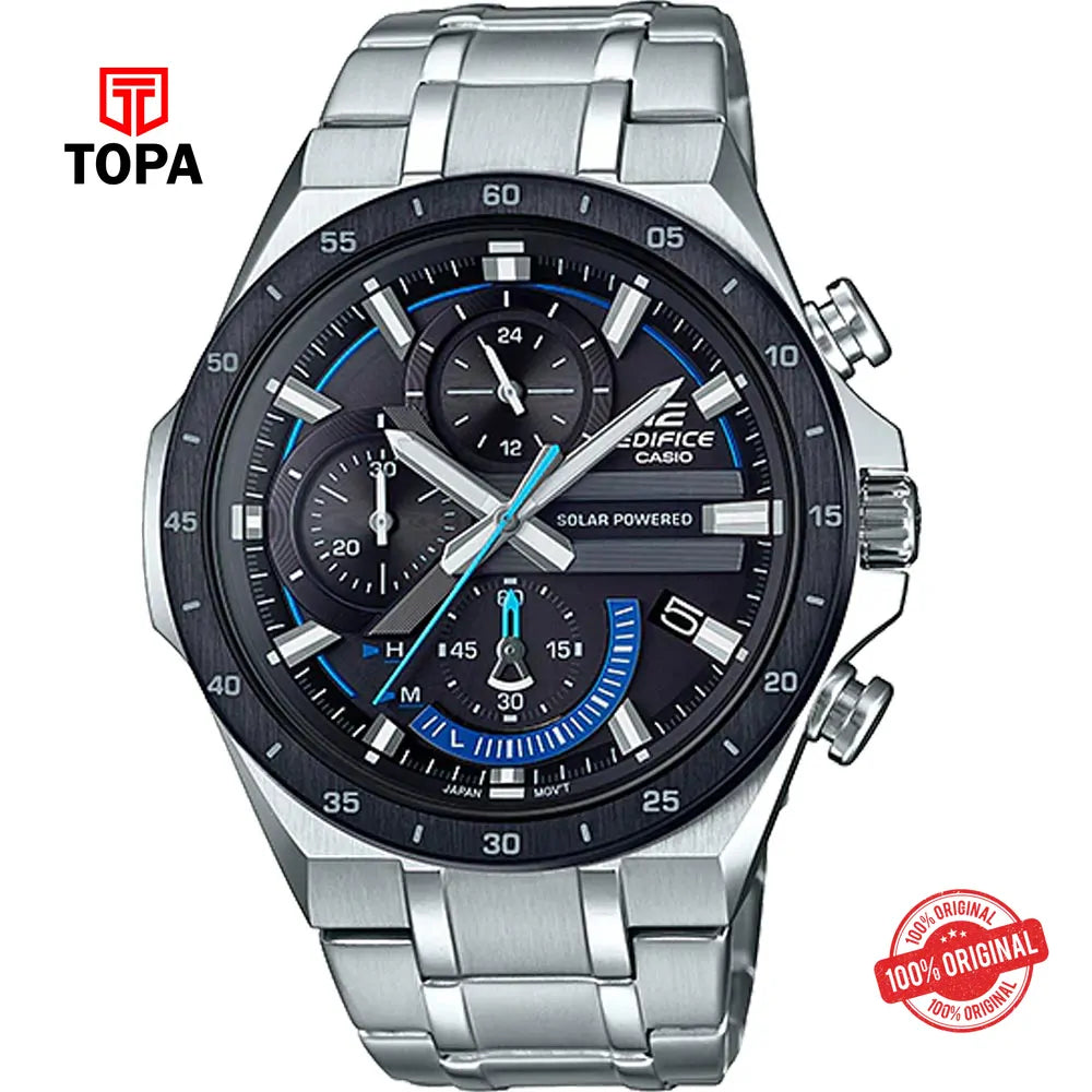 Casio Edifice EQS-920DB-1B Chronograph Men Watch - Topa