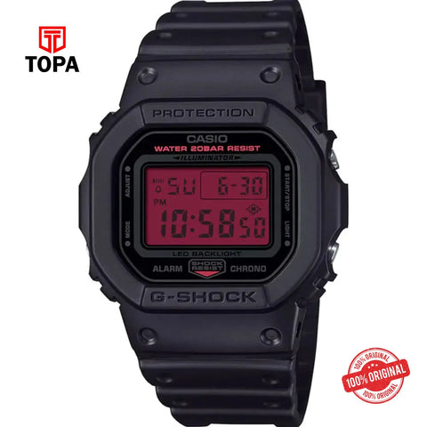 Casio G-Shock DW-5600BBR-1D Resin Band Men Watch - Topa