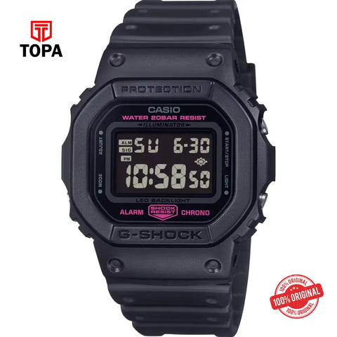 Casio G-Shock DW-5600PK-1D Resin Band Men Watch - Topa