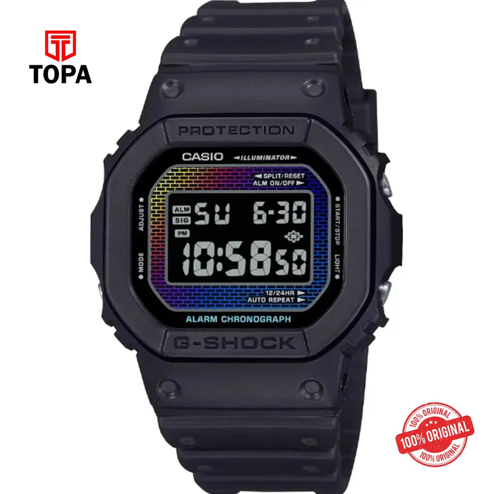 Casio G-Shock DW-5600RW-1D Resin Band Men Watch - Topa