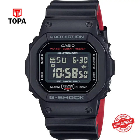 Casio G-Shock DW-5600UHR-1D Resin Band Men Watch - Topa