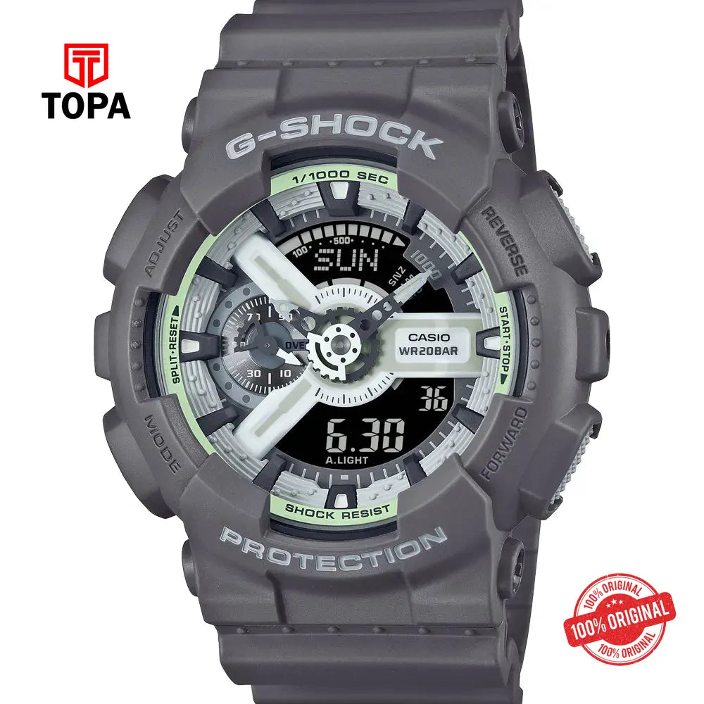Casio G-Shock GA-110HD-8A Resin Band Men Watch - Topa