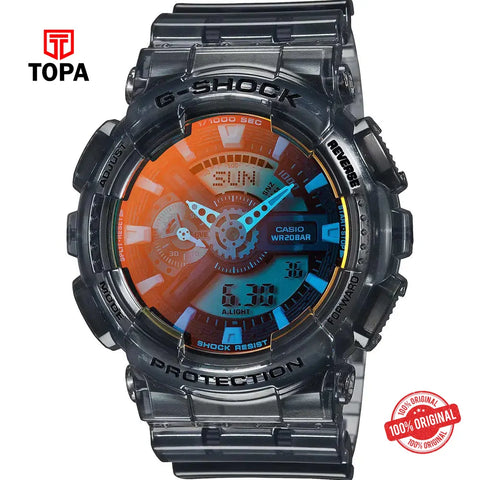Casio G-Shock GA-110TLS-8A Resin Band Men Watch - Topa