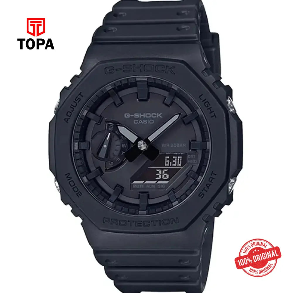 Casio G-Shock GA-2100-1A1 Resin Band Men Watch - Topa