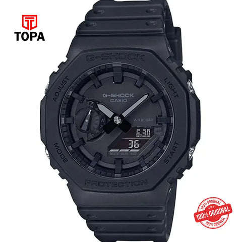 Casio G-Shock GA-2100-1A1 Resin Band Men Watch - Topa