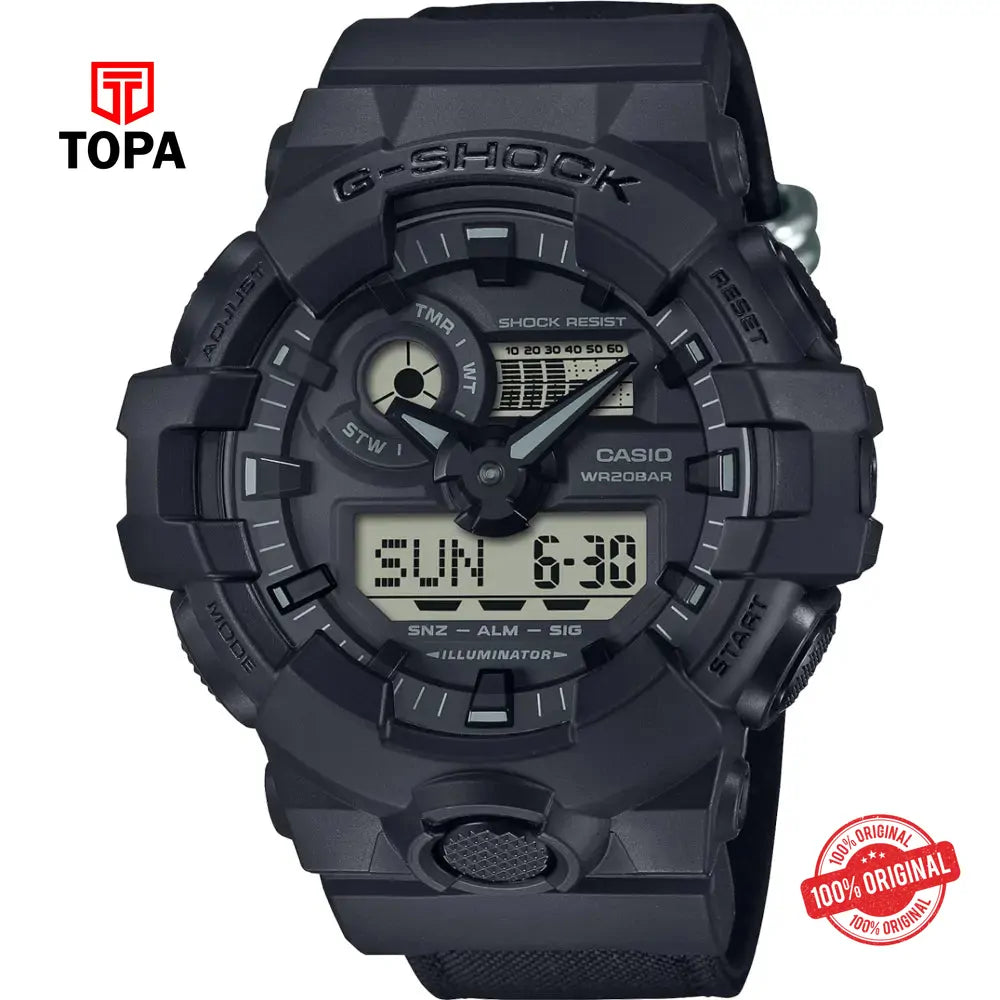 Casio G-Shock GA-700BCE-1A Resin Band Men Watch - Topa