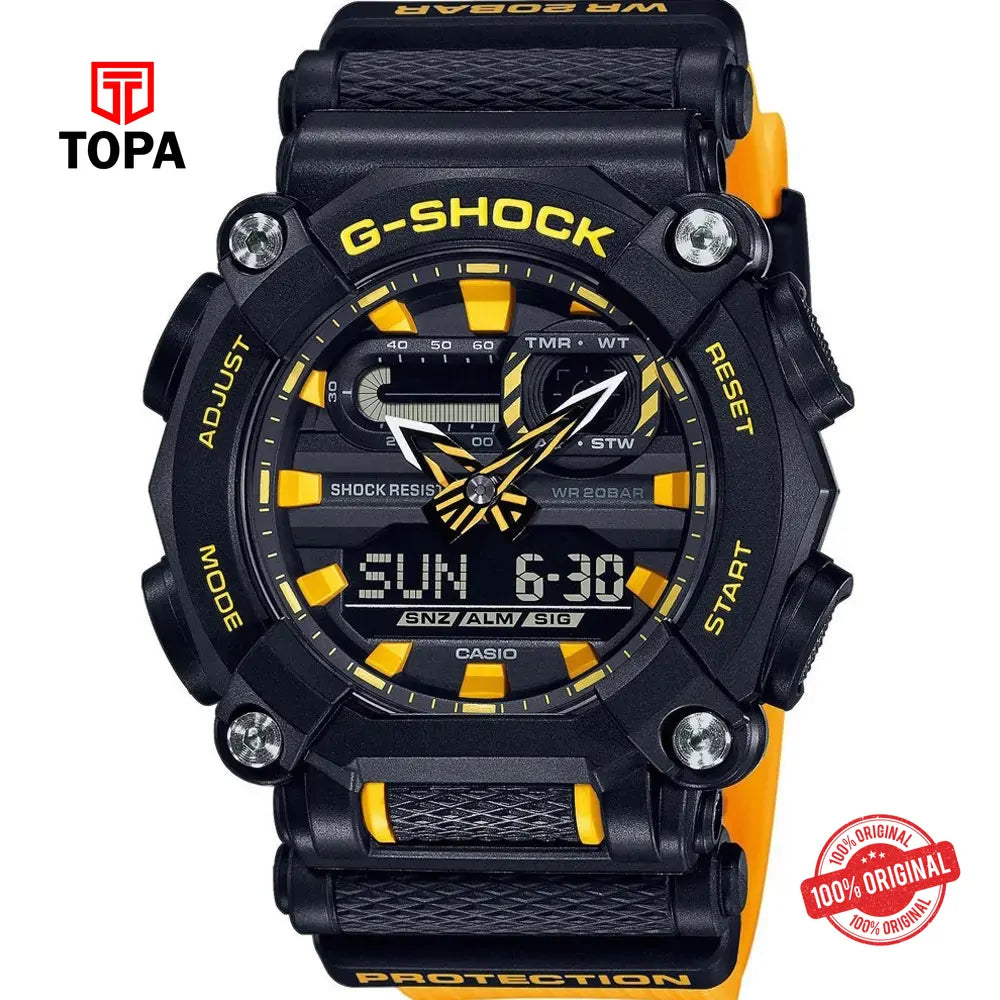 Casio G-Shock GA-900A-1A9 Resin Band Men Watch - Topa