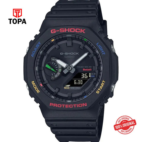 Casio G-Shock GA-B2100FC-1A Resin Band Men Watch - Topa