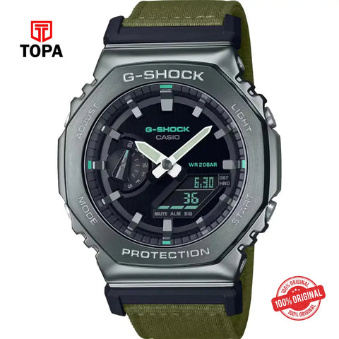 Casio G-Shock GM-2100CB-3A Nylon Band Men Watch - Topa