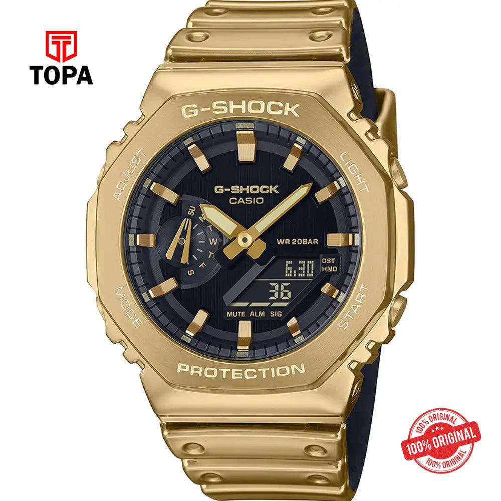 Casio G-Shock GM-2100YMG-9A Resin Band Men Watch - Topa