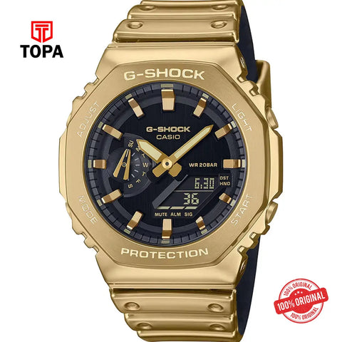Casio G-Shock GM-2100YMG-9A Resin Band Men Watch - Topa