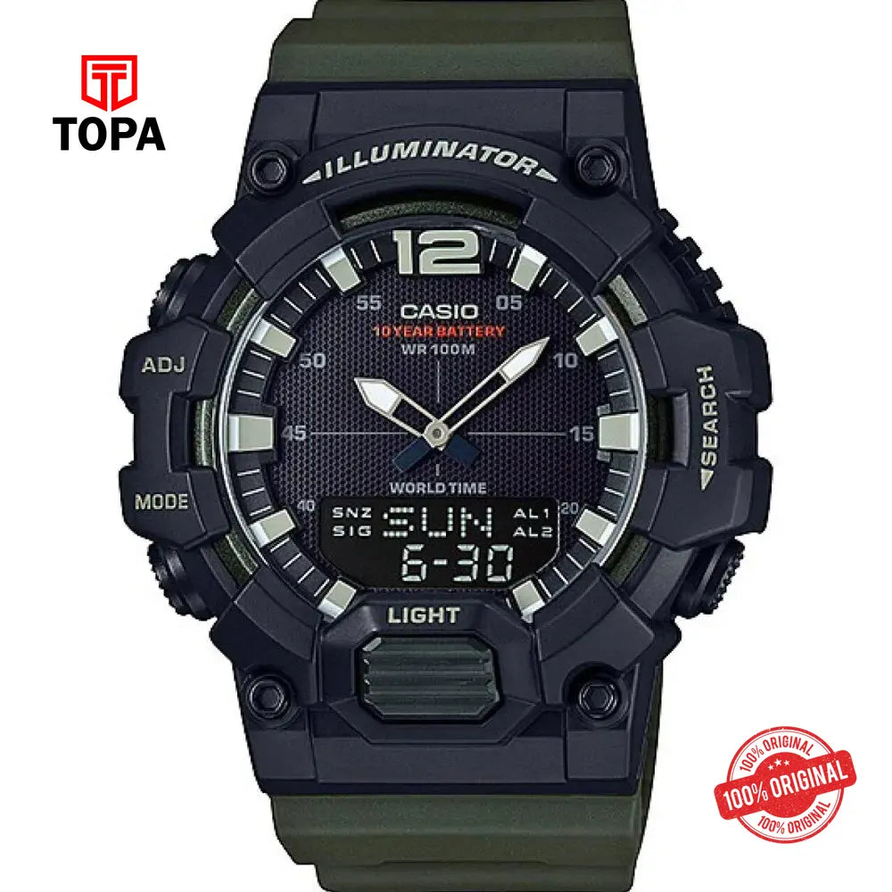 Casio HDC-700-3A Resin Band Men Watch - Topa