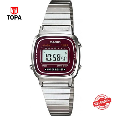 Casio LA-670WA-4D Vintage Metal Band Woman’s Watch - Topa