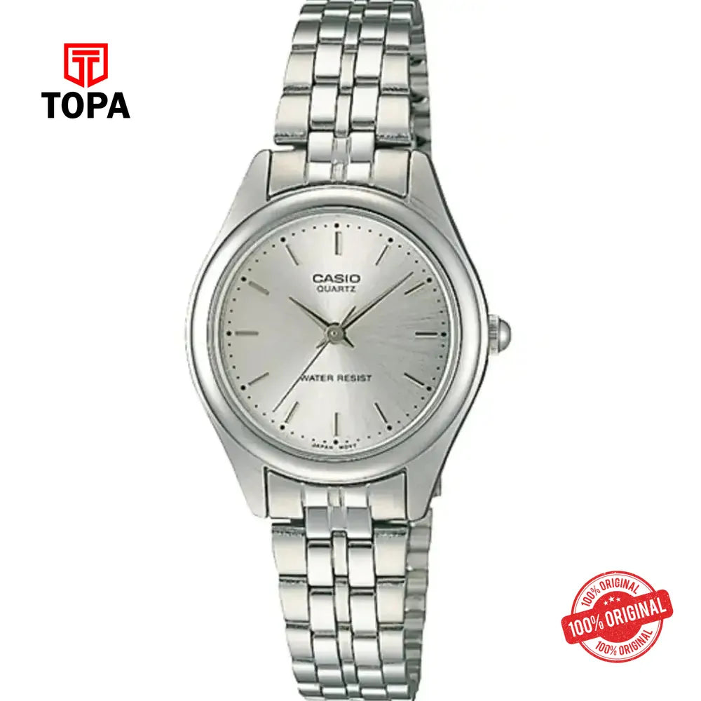 Casio LTP-1129A-7A Metal Band Women Watch - Topa