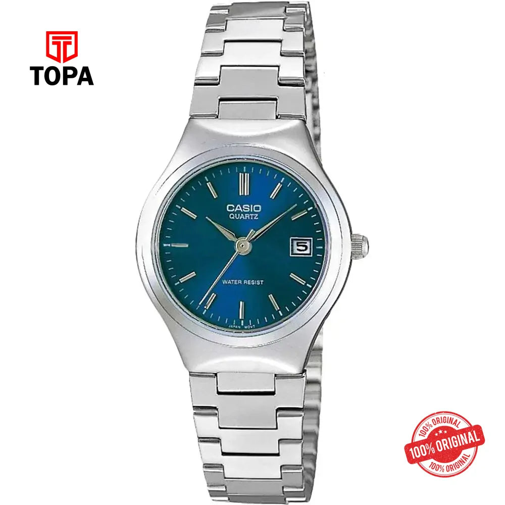 Casio LTP-1170A-2A Metal Band Women Watch - Topa