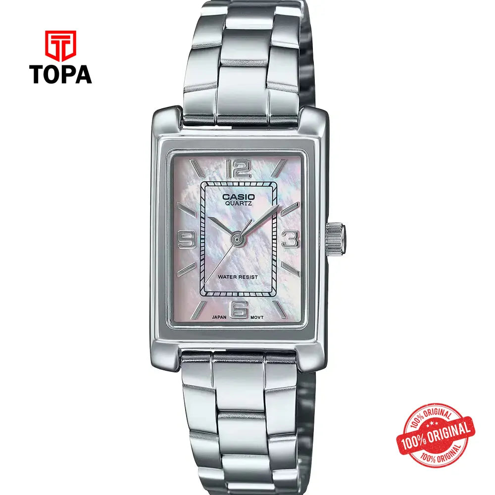 Casio LTP-1234DS-4A Metal Band Women Watch - Topa