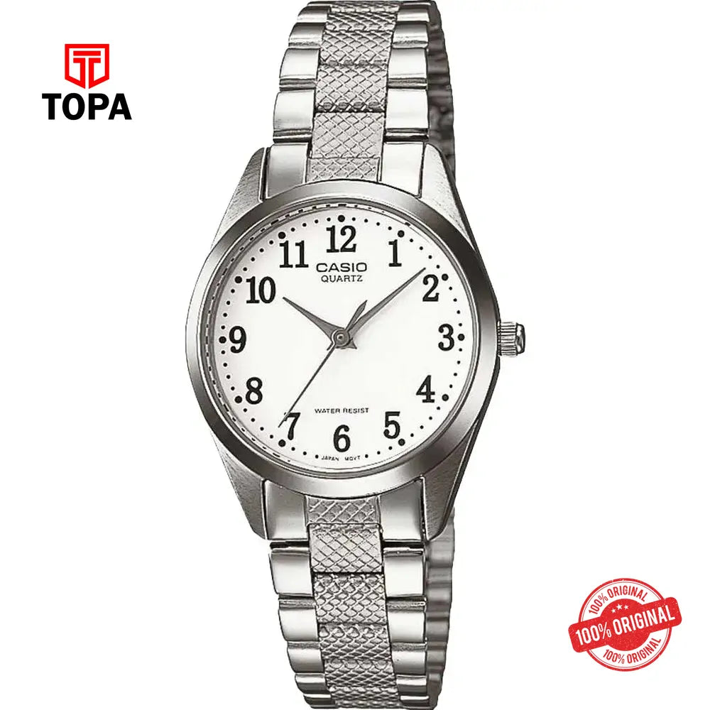 Casio LTP-1274D-7B Metal Band Women Watch - Topa