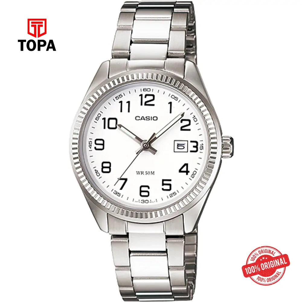 Casio LTP-1302D-7B Metal Band Men Watch - Topa