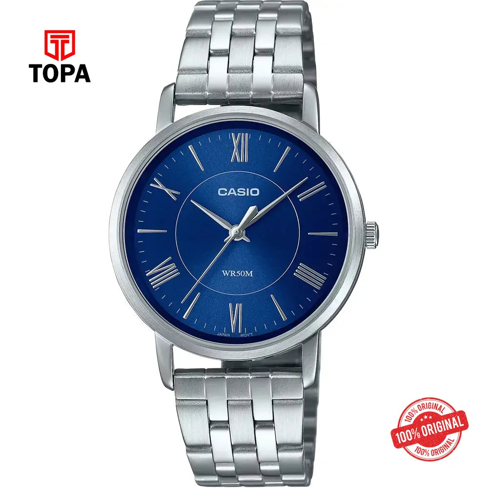 Casio LTP-B110D-2A Metal Band Women Watch - Topa