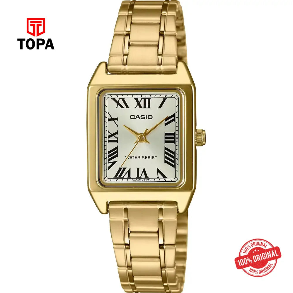 Casio LTP-V007G-9B Metal Band Women Watch - Topa