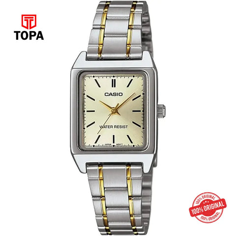 Casio LTP-V007SG-9E Metal Band Women Watch - Topa
