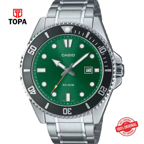 Casio MDV-107D-3A2 Metal Band Men Watch - Topa