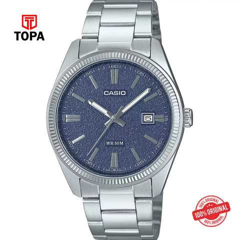 Casio MTP-1302DA-2A1 Metal Band Men Watch - Topa