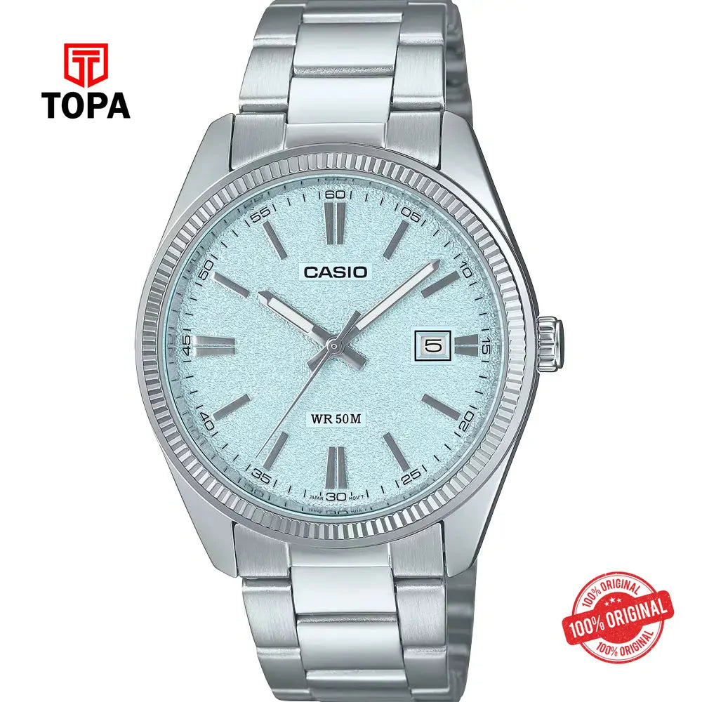 Casio MTP-1302DA-2A2 Metal Band Men Watch - Topa