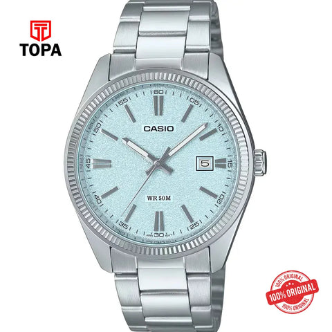 Casio MTP-1302DA-2A2 Metal Band Men Watch - Topa