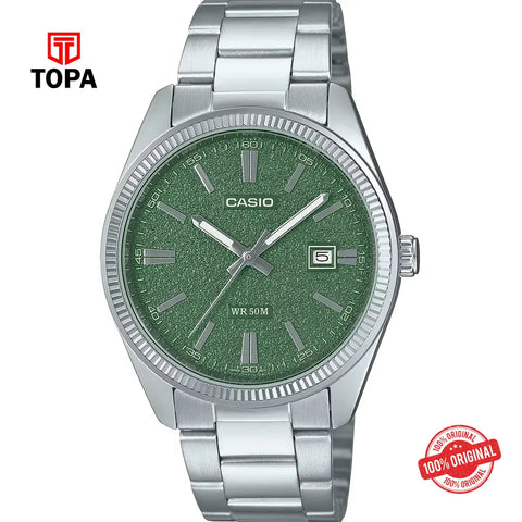 Casio MTP-1302DA-3A Metal Band Men Watch - Topa