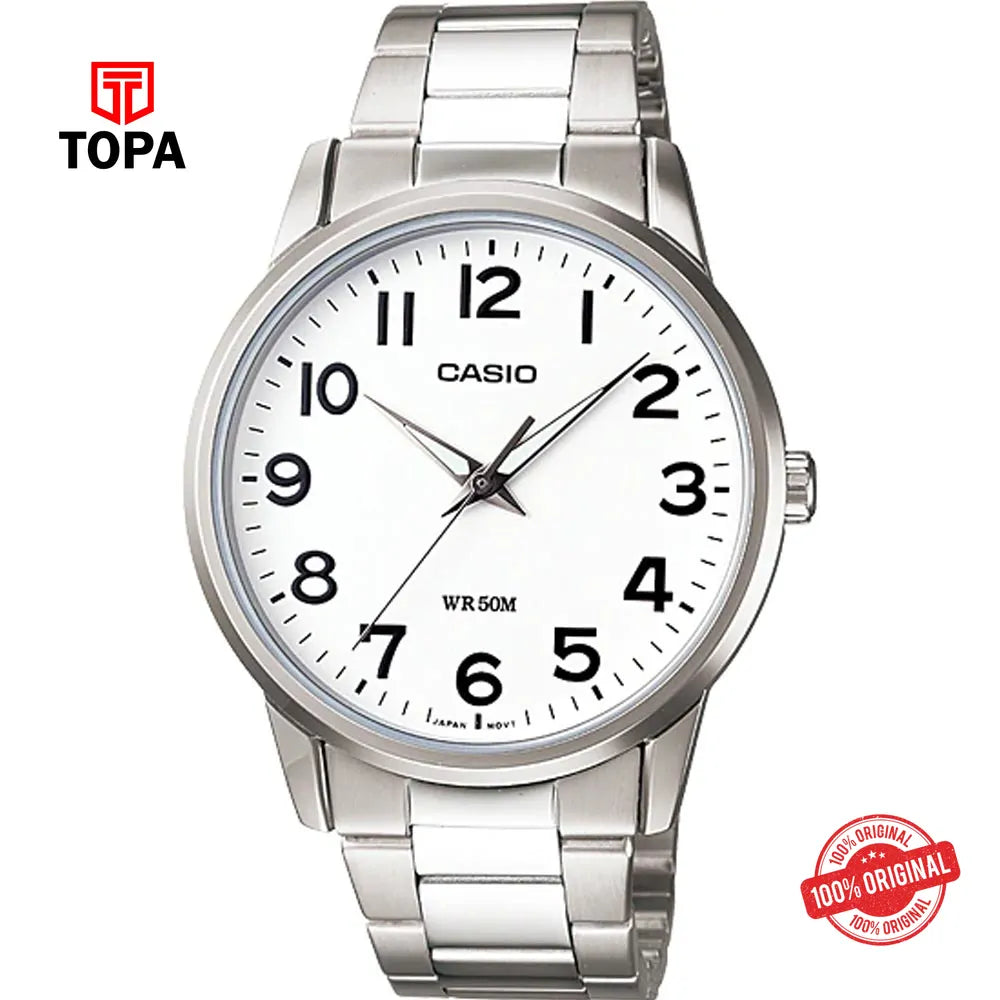 Casio MTP-1303D-7B Metal Band Men Watch - Topa