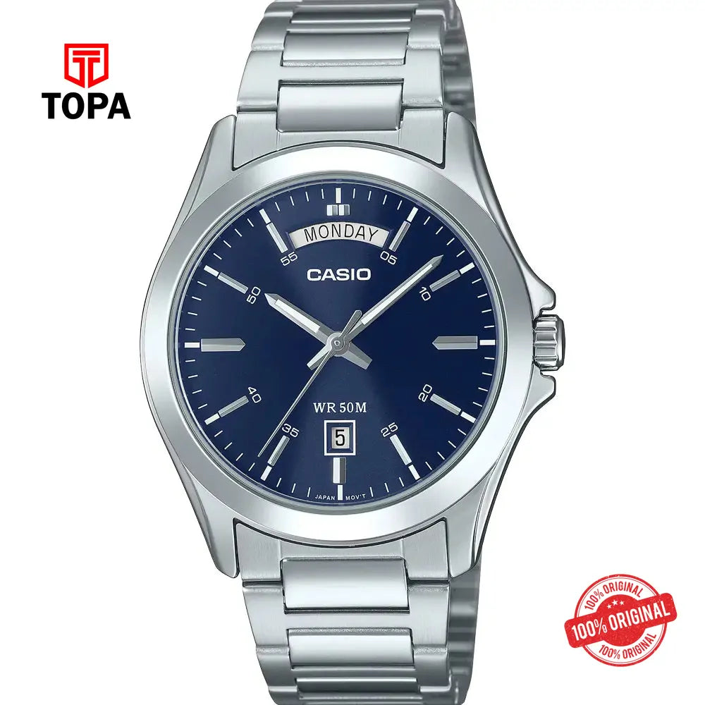 Casio MTP-1303DD-2A2 Metal Band Men's Watch - Topa