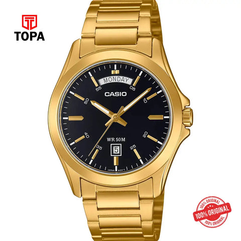 Casio MTP-1370G-1A Metal Band Men Watch - Topa