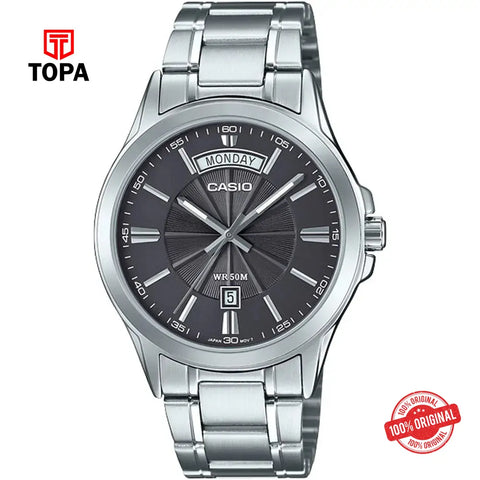 Casio MTP-1381D-8A Metal Band Men Watch - Topa