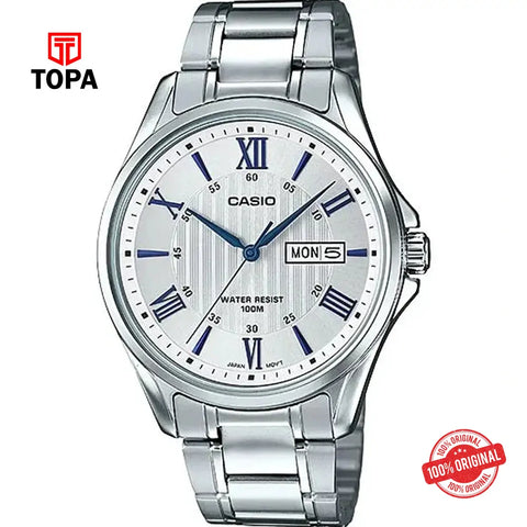 Casio MTP-1384D-7A2 Metal Band Men’s Watch - Topa