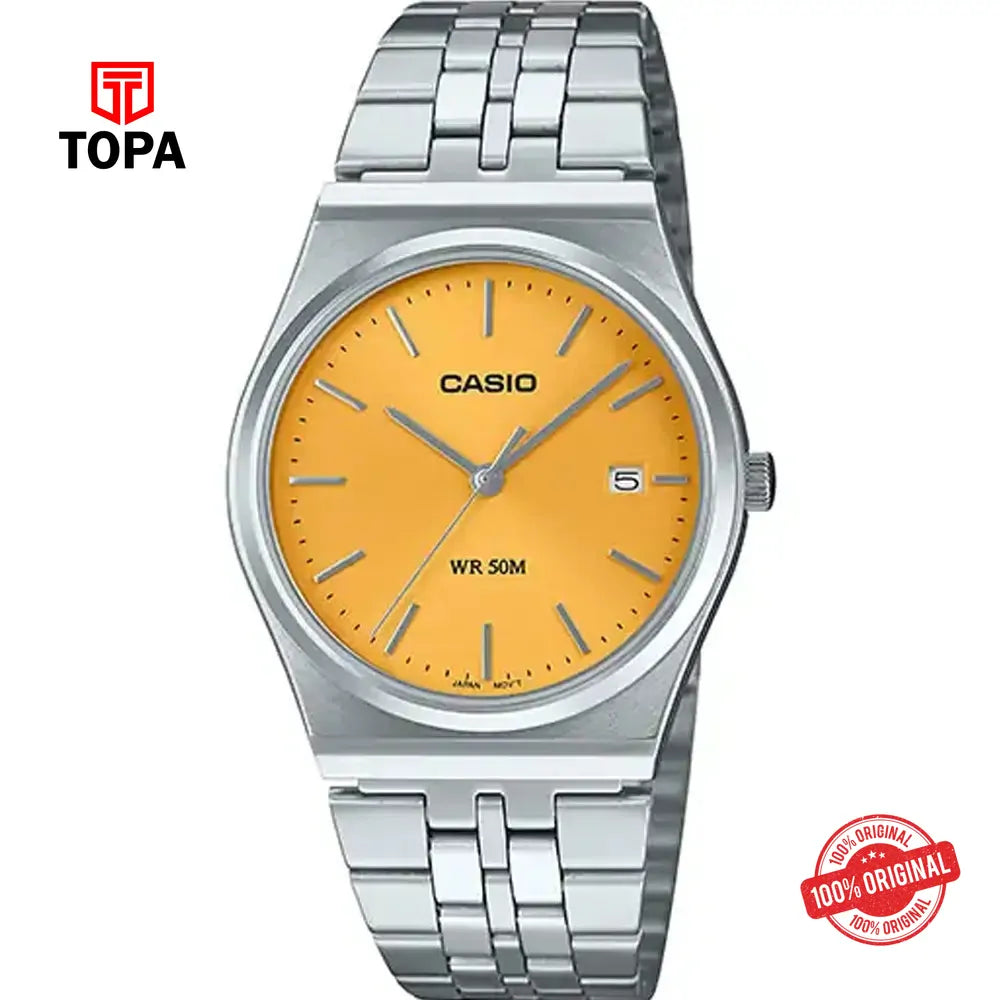Casio MTP-B145D-9A Metal Band Men Watch - Topa