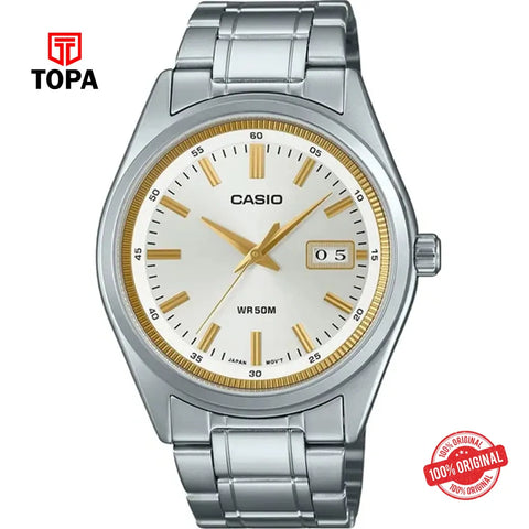 Casio MTP-B180D-7A Metal Band Men Watch - Topa