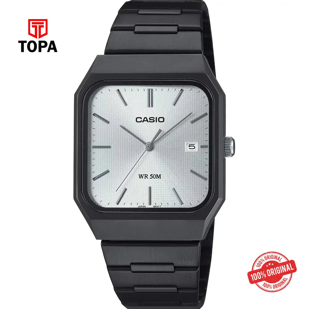 Casio MTP-B185B-7A Metal Band Men Watch - Topa